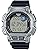 Casio WS-2100H-1A2V Men's Digital Wristwatch, Step Tracker, Step Counting Function, Overseas Model, Matte Silver x Black, Classic