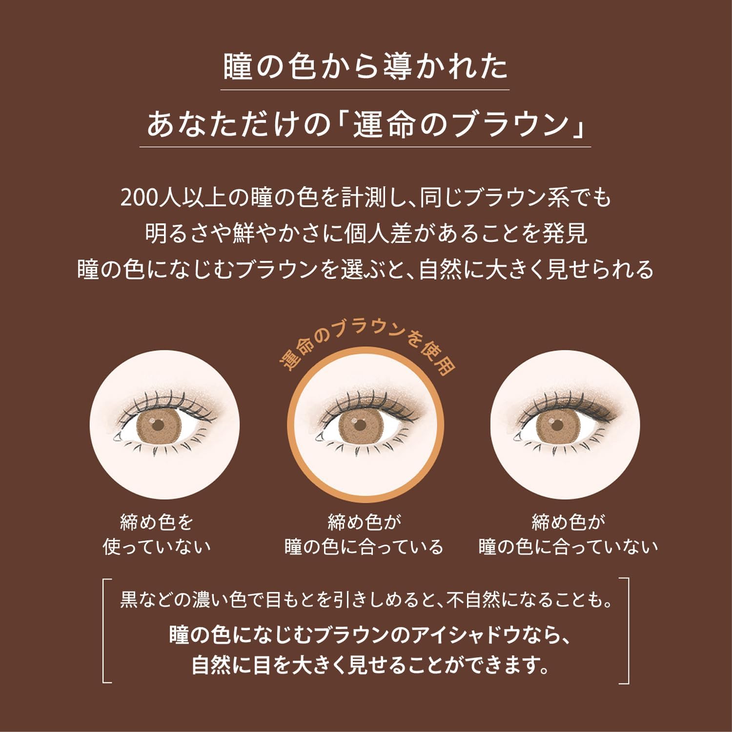 Maquillage Dramatic Eye Color (Multi) BR744 Chocolate Crepe Eye Shadow Customized Gradation Nose Shadow Eyebrow Main Unit 0.09 oz (2.5 g)