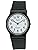Citizen Q&Q VP46-852 Analog Wristwatch, Waterproof, Urethane Strap, White, white