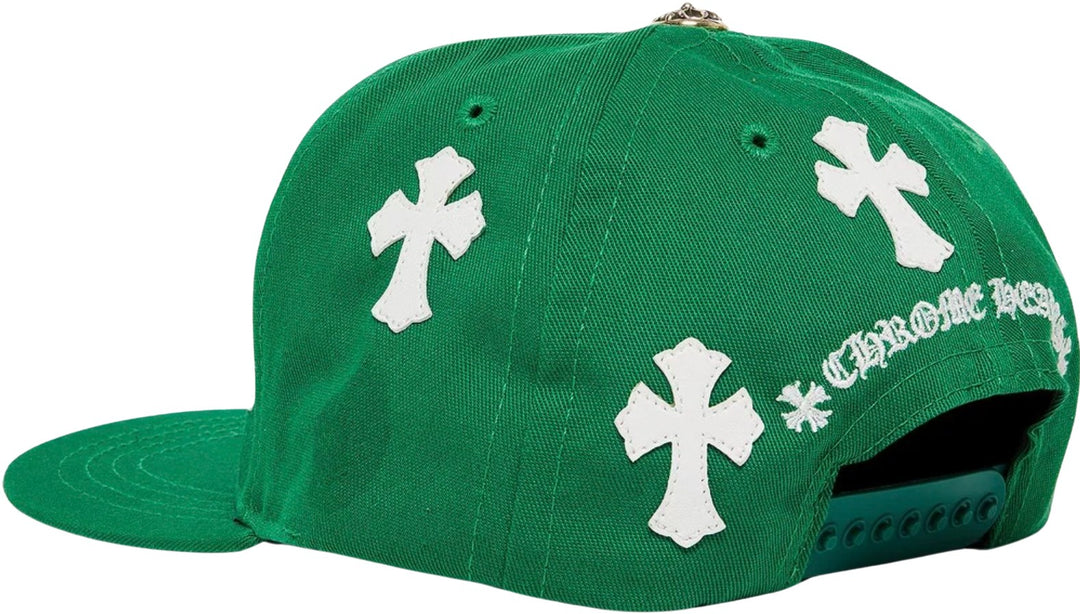 CHROME HEARTS CROSS PATCH HAT 'GREEN'