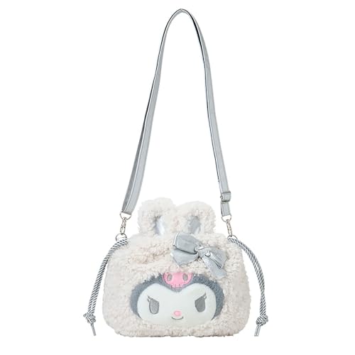 Sanrio 2-Way Drawstring Shoulder Bag (Fluffy Snow Rabbit)