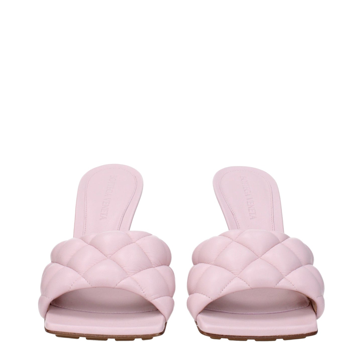 Bottega Veneta Sandals Women Pink Leather/Cameo - Image 2