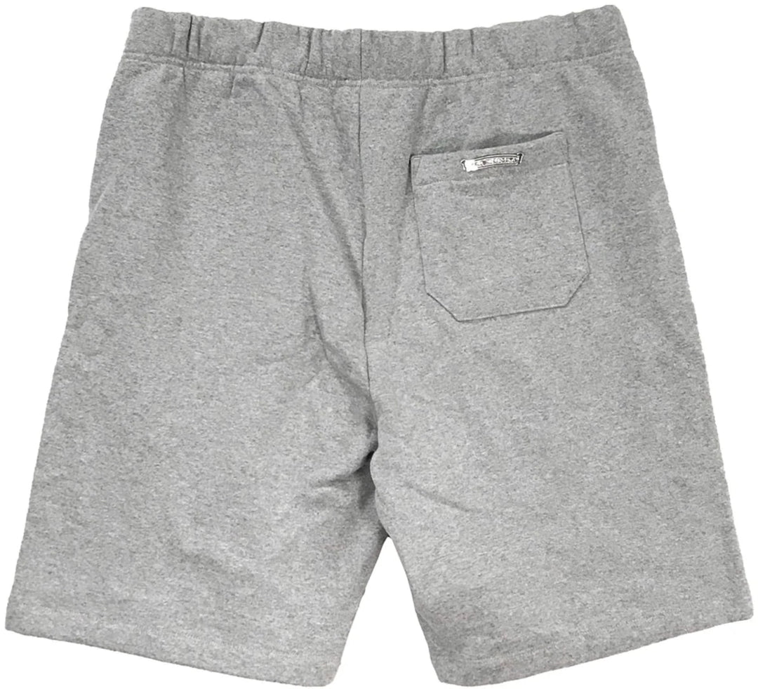 CHROME HEARTS 'PAPER JAM' GREY SWEAT SHORTS