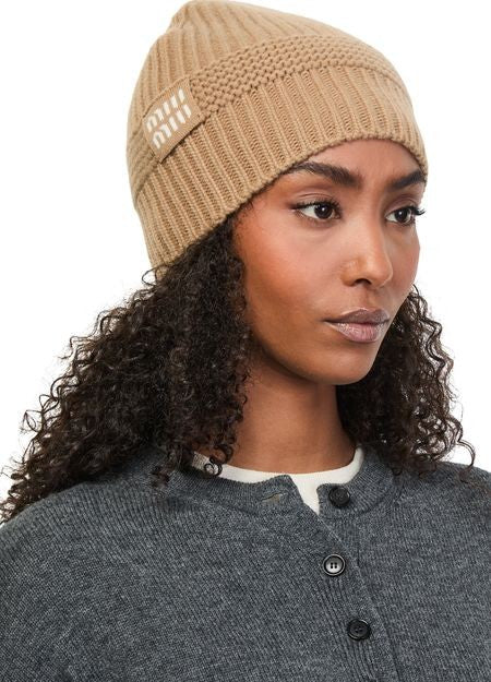 MIU MIU Cashmere and wool beanie - Image 2