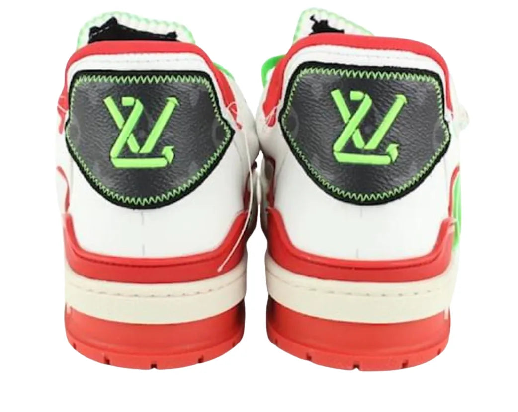 LOUIS VUITTON TRAINER NEON RED NEW YORK EXCLUSIVE VIRGIL