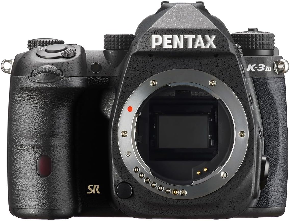 Pentax K-3 Mark III APS-C-Format DSLR Camera Body Black with Pentax D-BG8 Battery Grip, Black