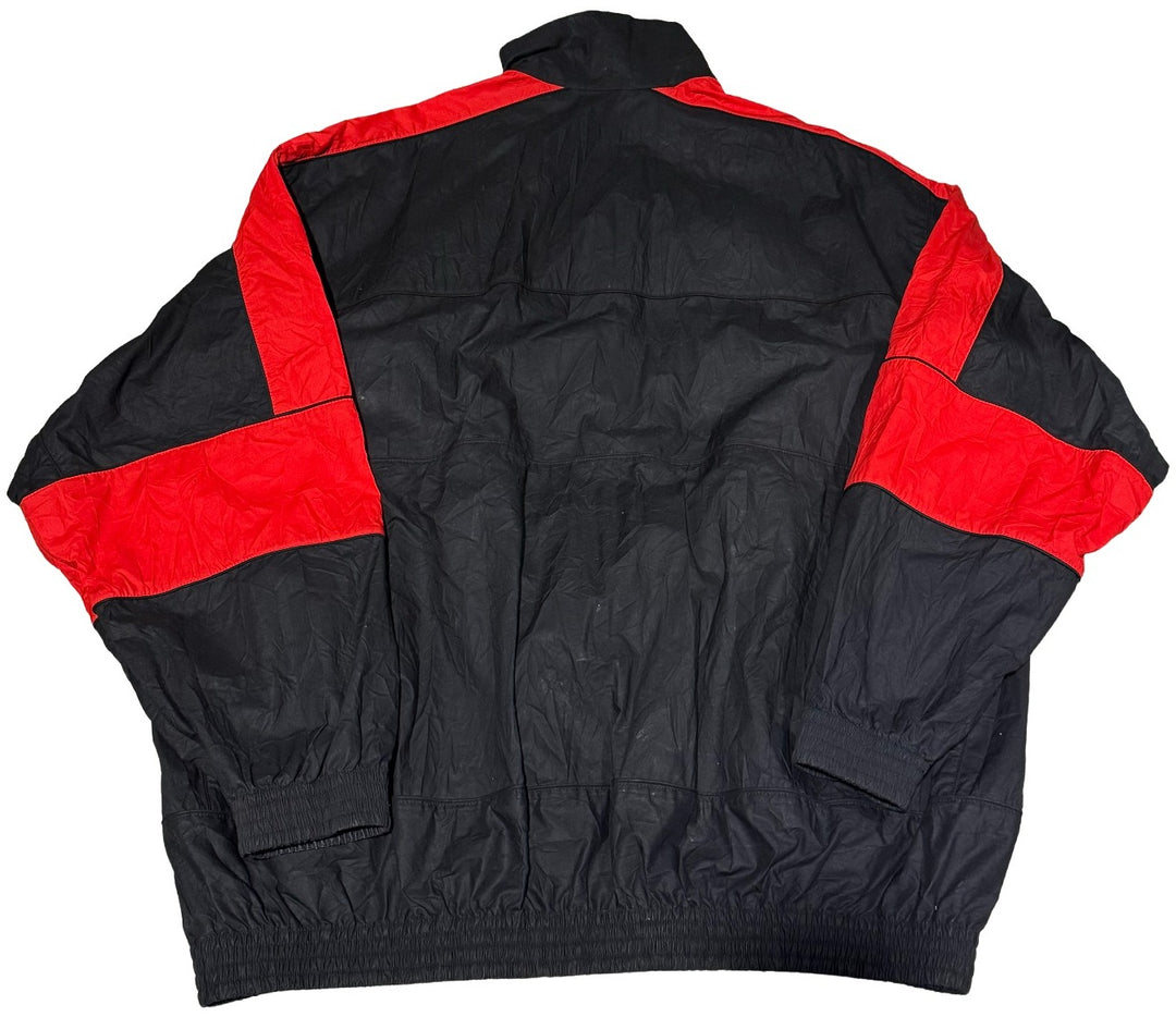 BALENCIAGA 'BLACK/RED' ZIP UP TRACK JACKET