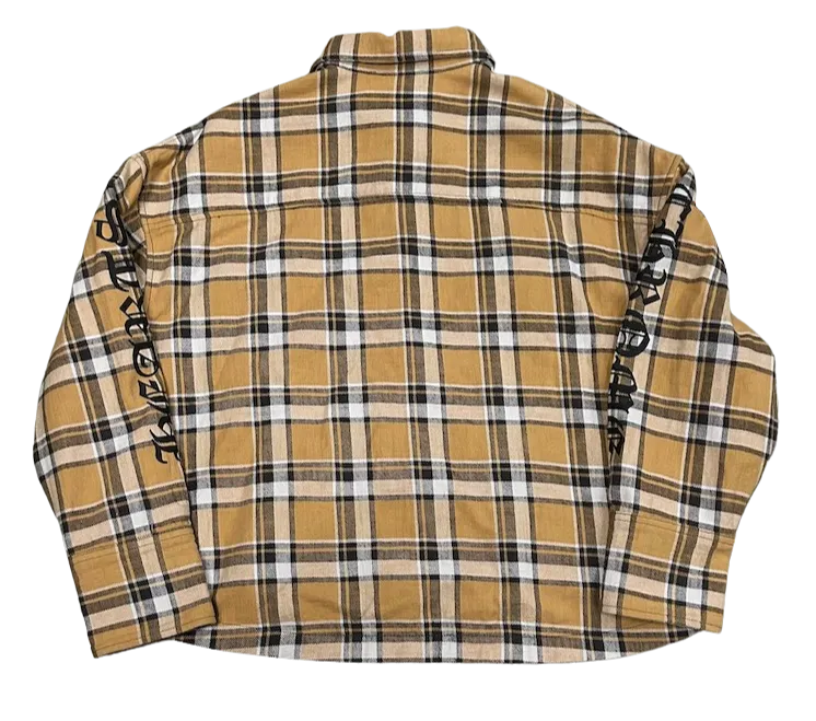 CHROME HEARTS 'YELLOW & BLACK' FLANNEL