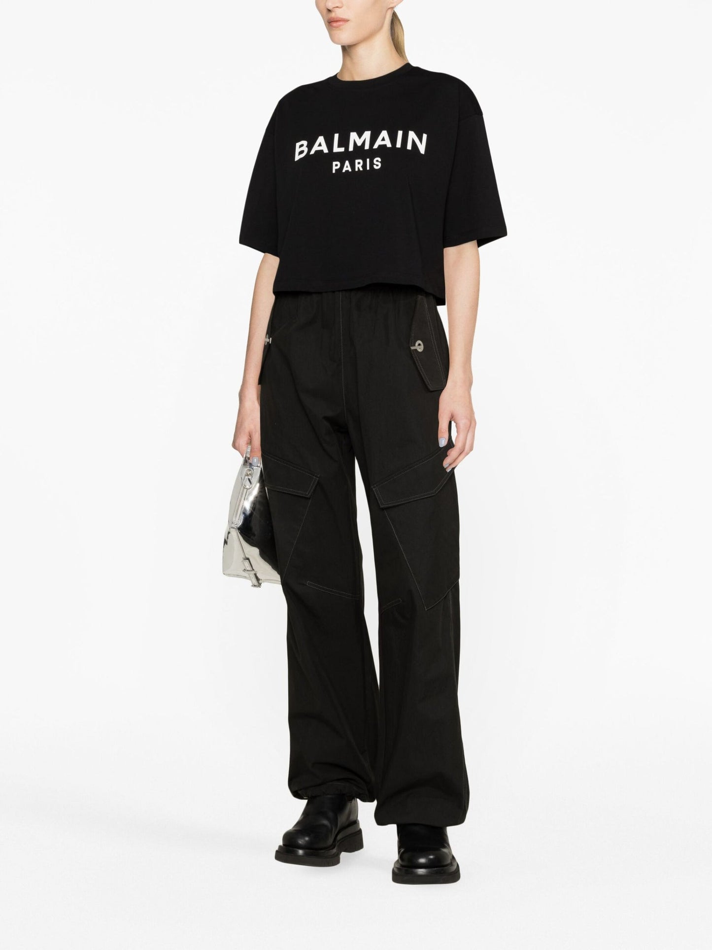 Balmain Paris プリント付きバルマンパリTシャツ - Image 2