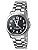 Seiko Watch AEFY501 Alba Solar Radio Watch, Silver, Dial color - black, Wristwatch, Solar Radio, Waterproof up to 10 ATM
