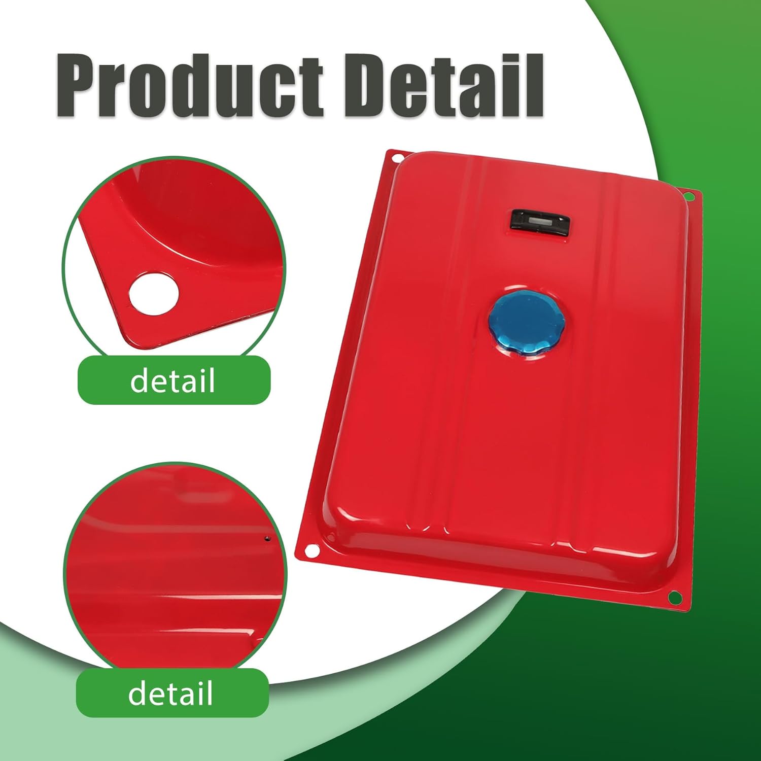 ALL-CARB 5ガロン (20L) 発電機燃料タンクバルブ クロムカバー EC6500用交換用