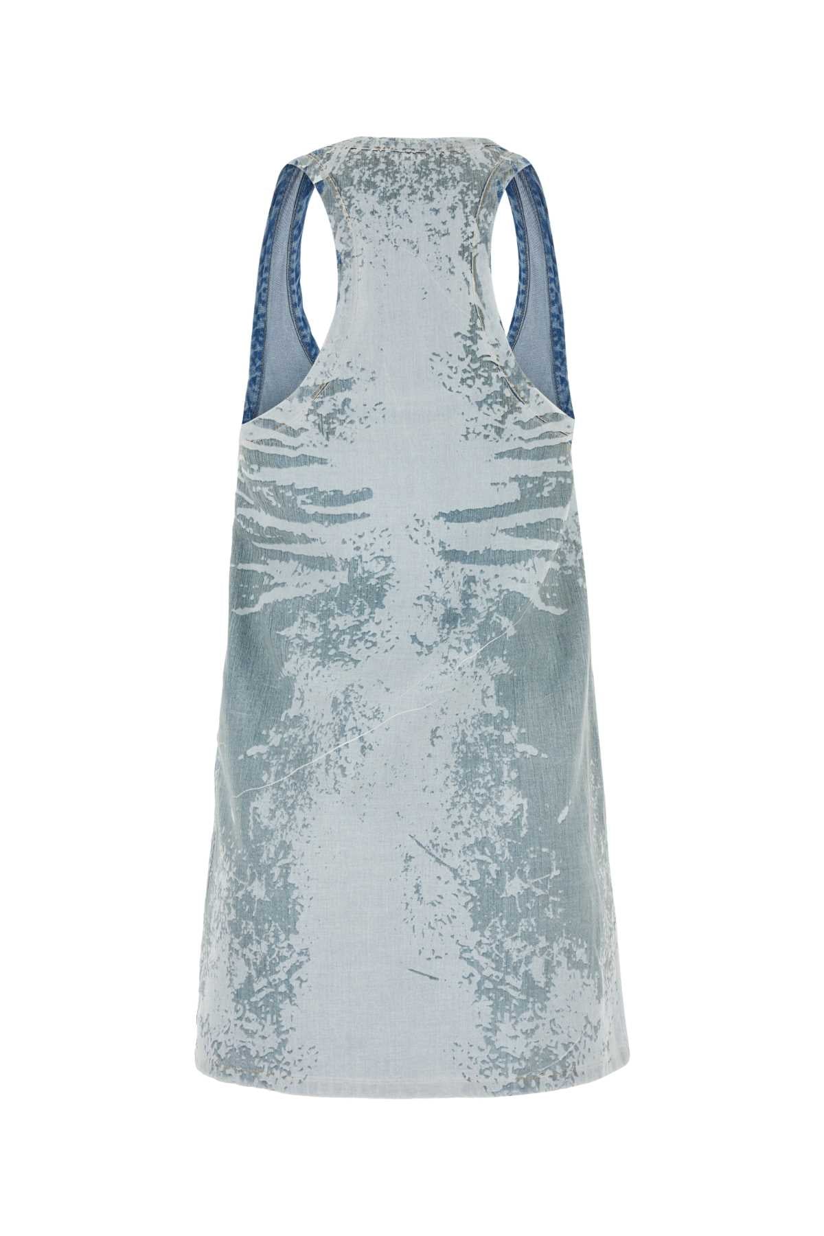 Diesel ディーゼルプリントデニムミニドレス - Image 2