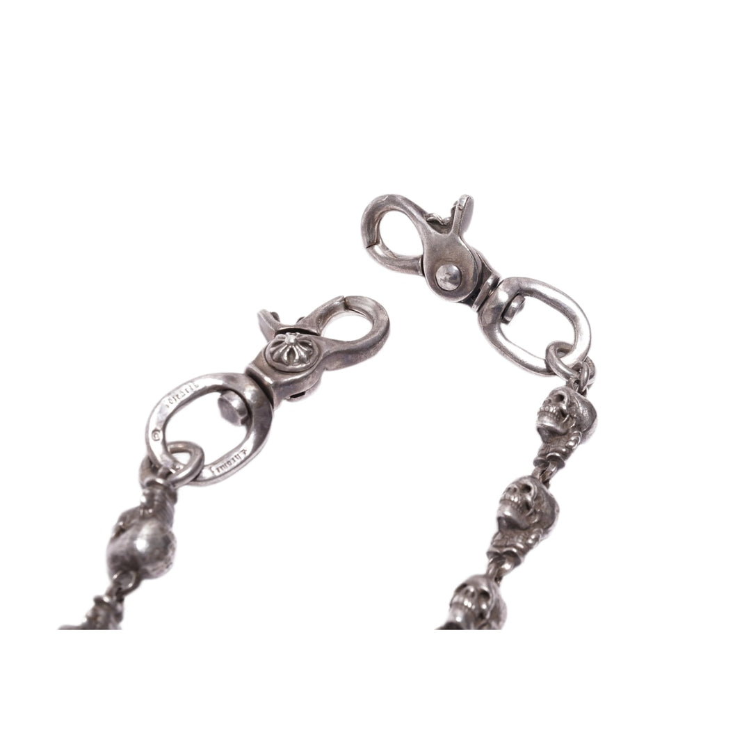 CHROME HEARTS FOTI 'MINI SKULL' 16IN WALLET CHAIN