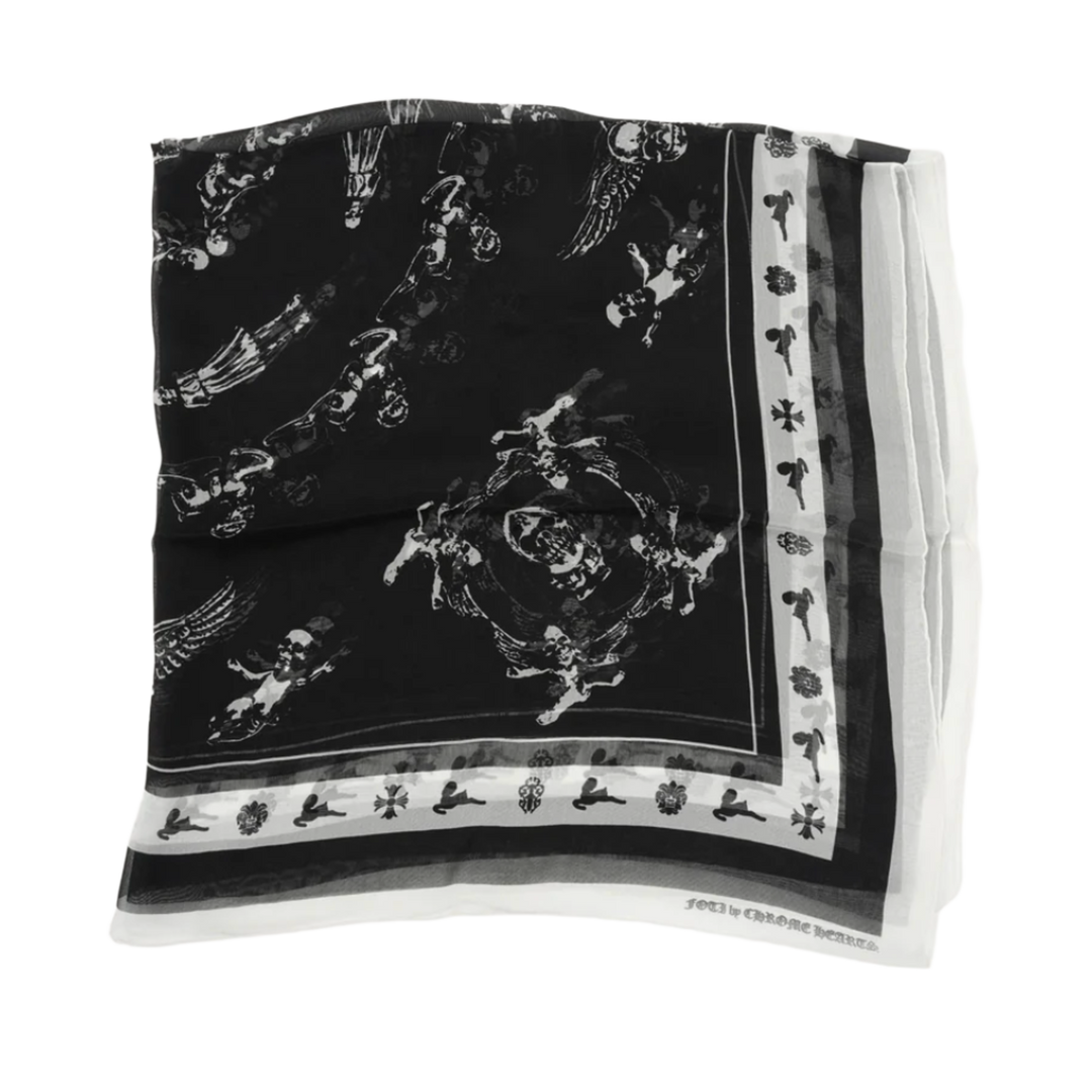 CHROME HEARTS 'FOTI' SILK SCARF