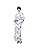 Kyoto Kimono Yuzen Women's Yukata, 2-Piece Set, Waist Belt, One Size, Yukata, Modern, Summer Kimono, Women