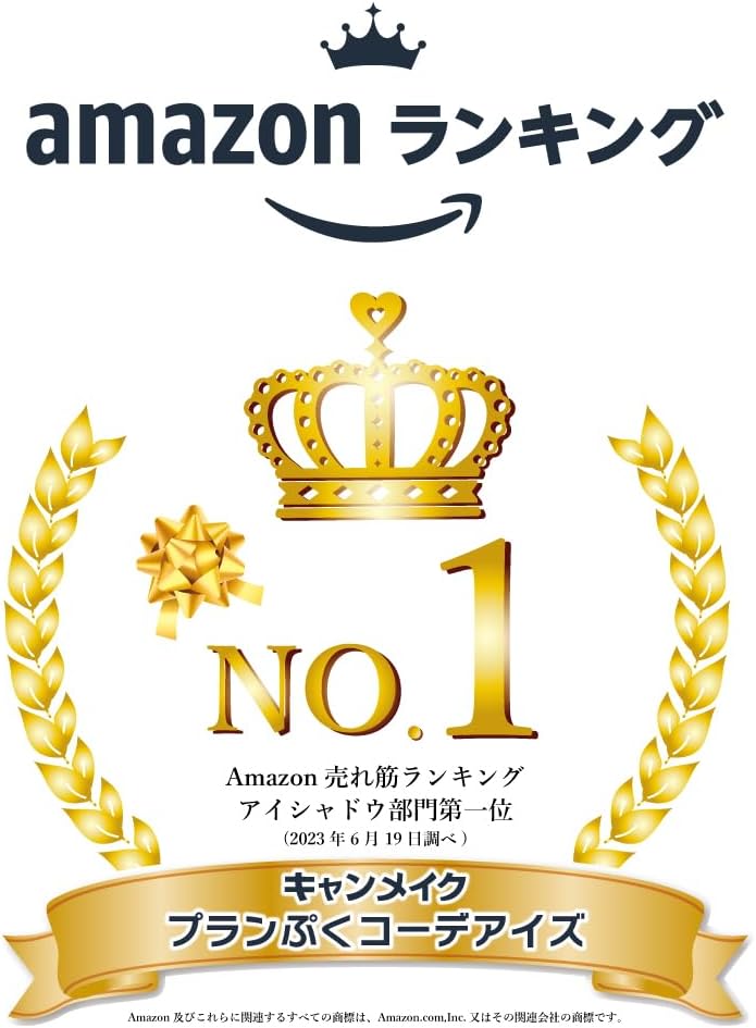 Canmake Plunpuku Corde Eyes 01 Apricot Plan Puku 0.05 oz (1.4 g) Eye Shadow for Teardrop Bags, Shadow Coral