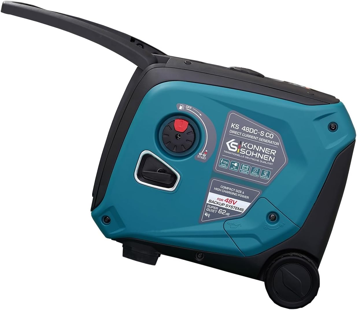 Konner&Sohnen ドイツDCジェネレーター 48-54Vバッテリー搭載システム用 | 70A 低燃費技術 COセンサー 自動&外部モード 直接接続 KS 48DC-S CO