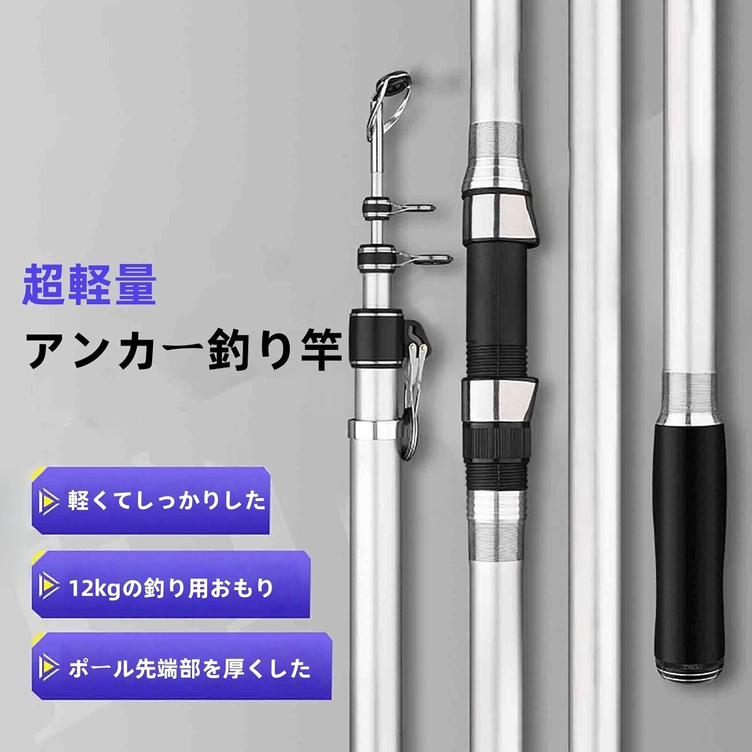 Cast Rod, Fishing Rod, Long Range Casting Rod, For Saltwater Fishing, Branches Fishing, All Water, Compact, Fishing Tools, Suitable for Various Occasions, Easy to Use and Comfortable