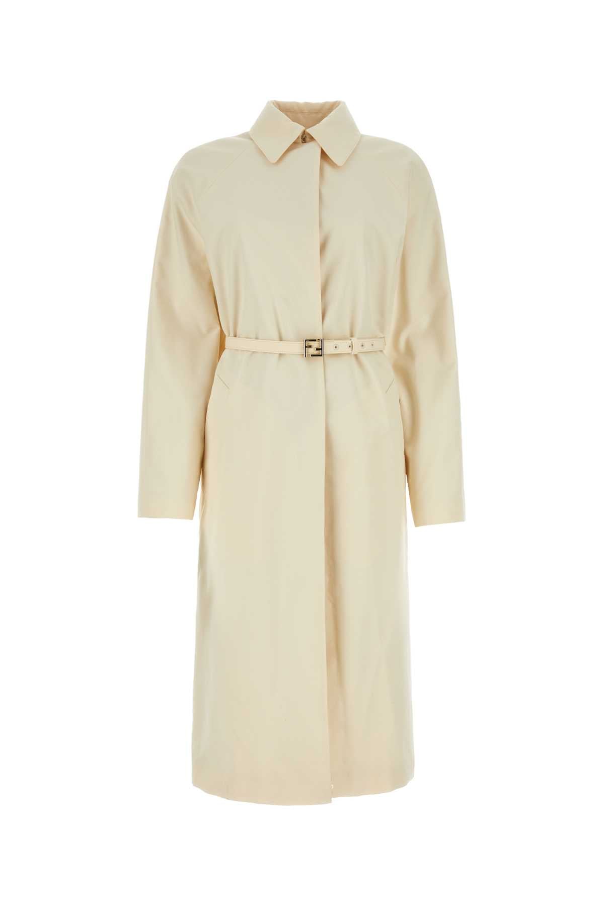 Fendi Ivory Jacquardオーバーコート - Image 2