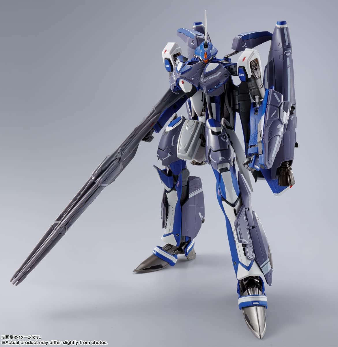 BANDAI SPIRITS DX Chogokin Macross F VF-25G Super Messiah Valkyrie (Michael Blanc Machine) Revival Ver. Approx. 11.8 inches (300 mm), ABS & PVC & Die-Cast Painted Action Figure