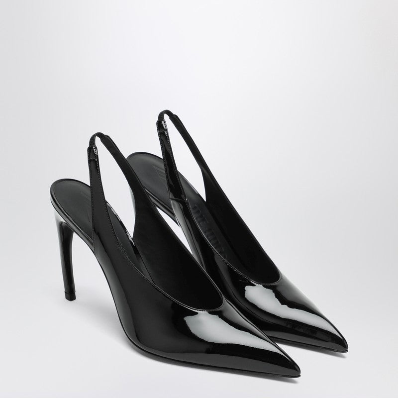 The Attico Black Viper Slingback - Image 2