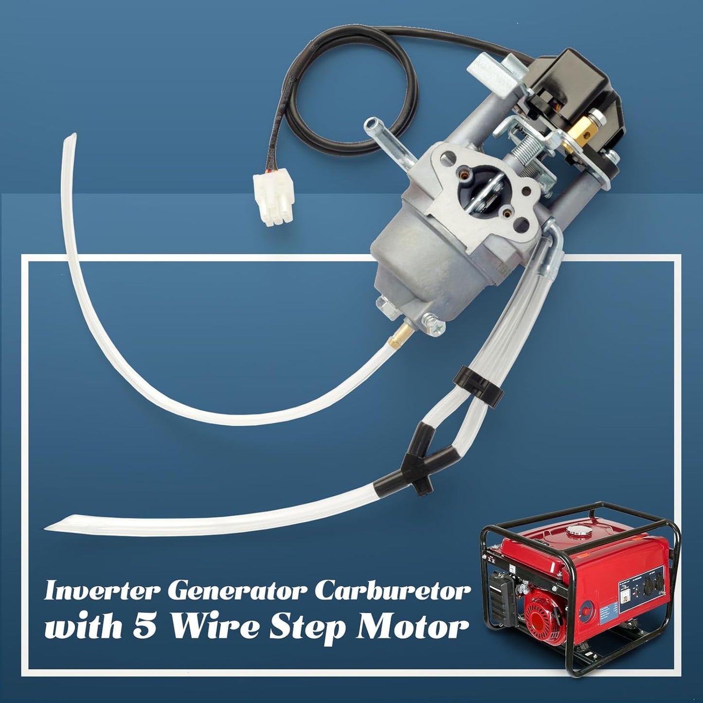 インバーター発電機キャブレター 燃料ラインとガスケットの交換用 Champion Predator Firman ETQ Ryobi 2000 2300ワット Huayi P16D-1
