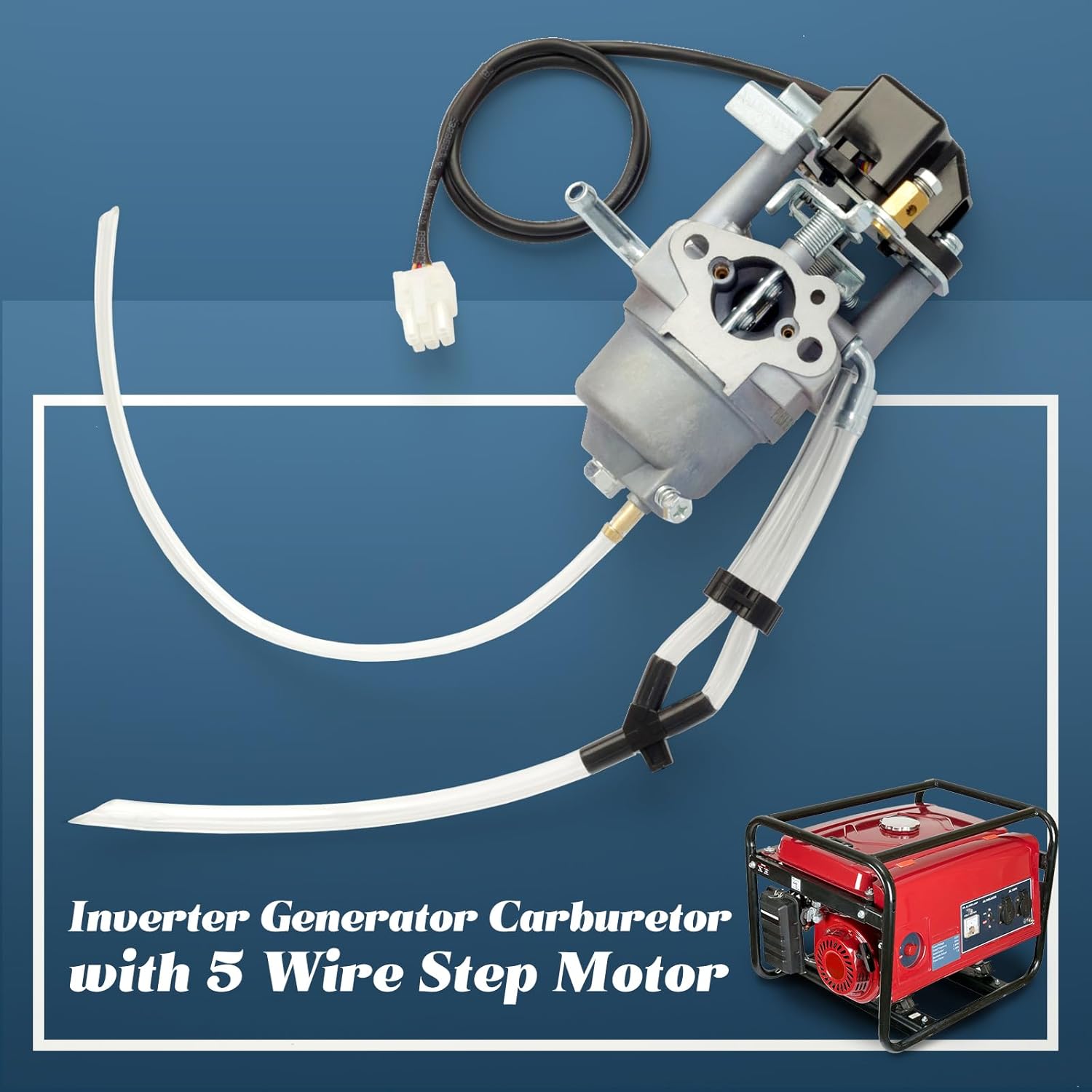 インバーター発電機キャブレター 燃料ラインとガスケットの交換用 Champion Predator Firman ETQ Ryobi 2000 2300ワット Huayi P16D-1