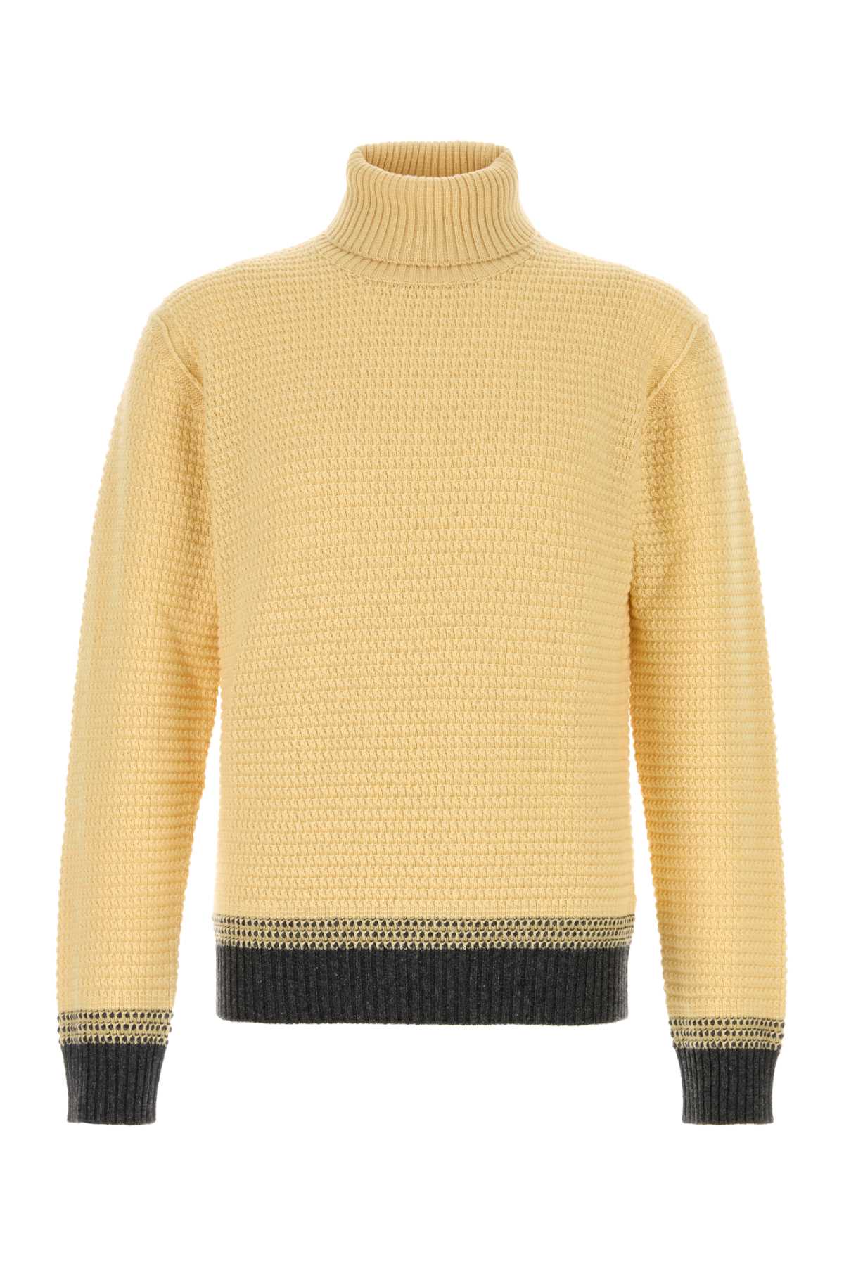Zegna Zegna イエロー カシミア セーター - Image 2