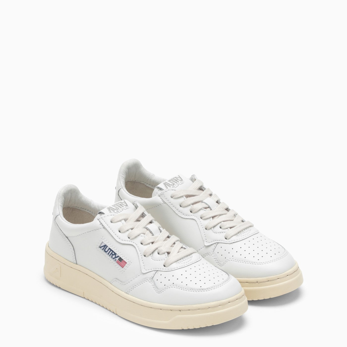 Autry White Leather Medalist Sneakers - Image 2