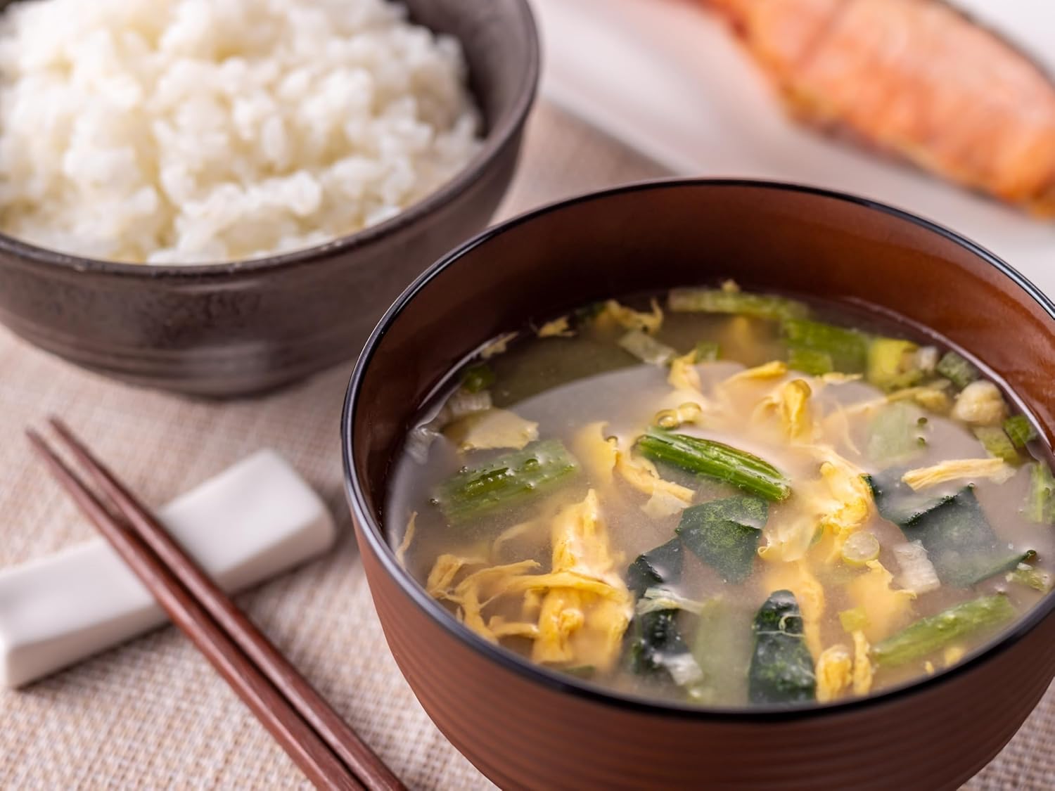 Iodine Egg & Light Miso Soup with Oyster Tamago 20 Servings 3.5x Richness Egg Iodine Egg Miso Soup Freeze-Dried Spinach Leeks
