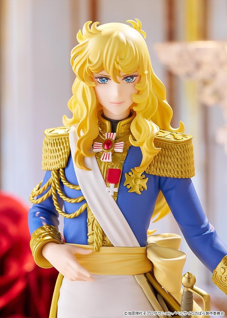 Good Smile Company "Roses of Versailles" Movie Anime POP UP PARADE, Oscar Francois de Giargé, Plastic, Painted and Assembled Product, Non-scale, Exclusive Base Included, Total Height Approx. 7.5
