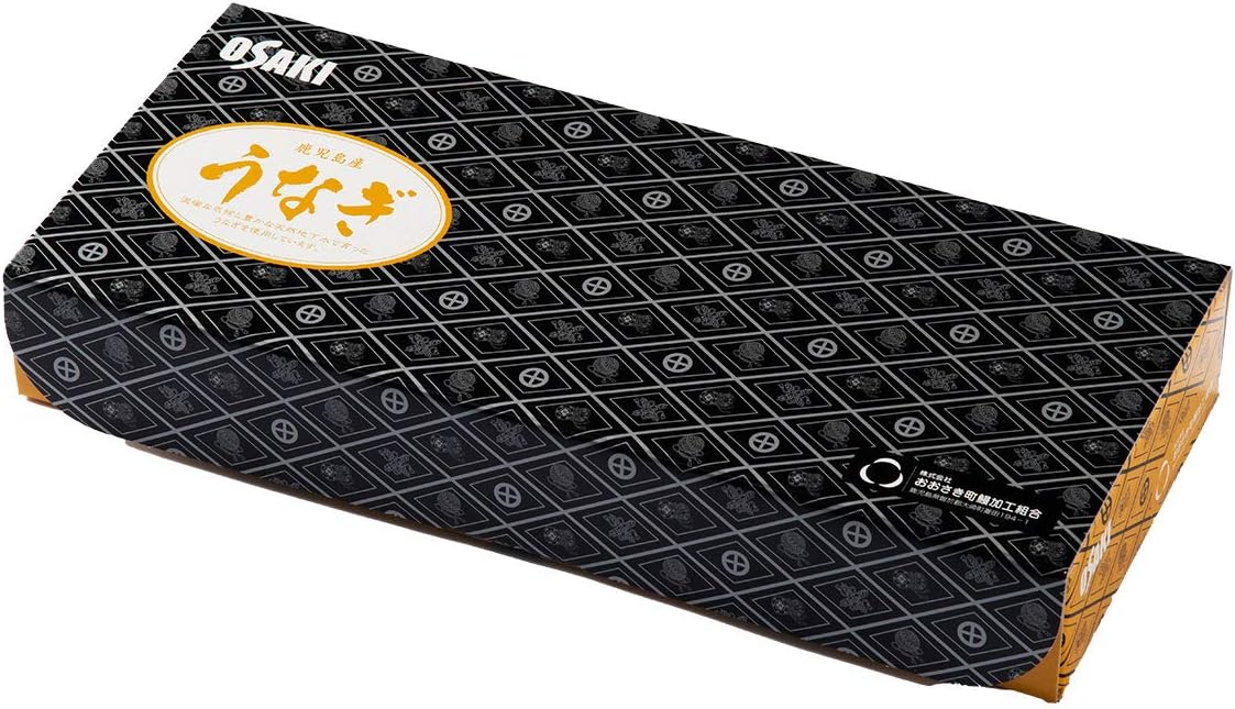 Osaki-cho Eel Processing Association, Kabayaki Eel, Made in Kagoshima Prefecture, 4.9 oz (140 g) x 4 Tails, Attached Sauce, 0.3 fl oz (10 ml) x 8 Bags, Comes in a Special Gift Box, For Gifts,