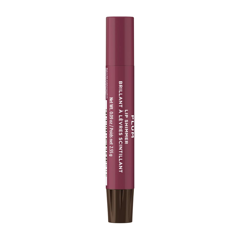 Burt's Bees Brillo de labios hidratante 100% natural, Pruna - 1 tubo