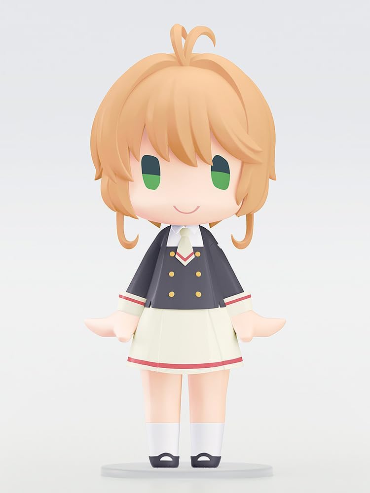 Good Smile Company Hello GOOD SMILE Card Captor Sakura Clear Card Edition Kinomoto Sakura Tomoeda High School Uniform Version, Non-scale, Plastic, Pre-painted Action Figure