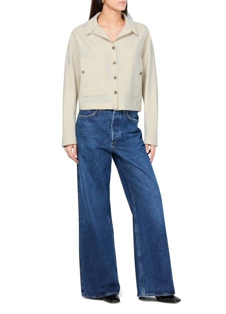 LOULOU STUDIO Lune boxy shirt in virgin wool - Image 2