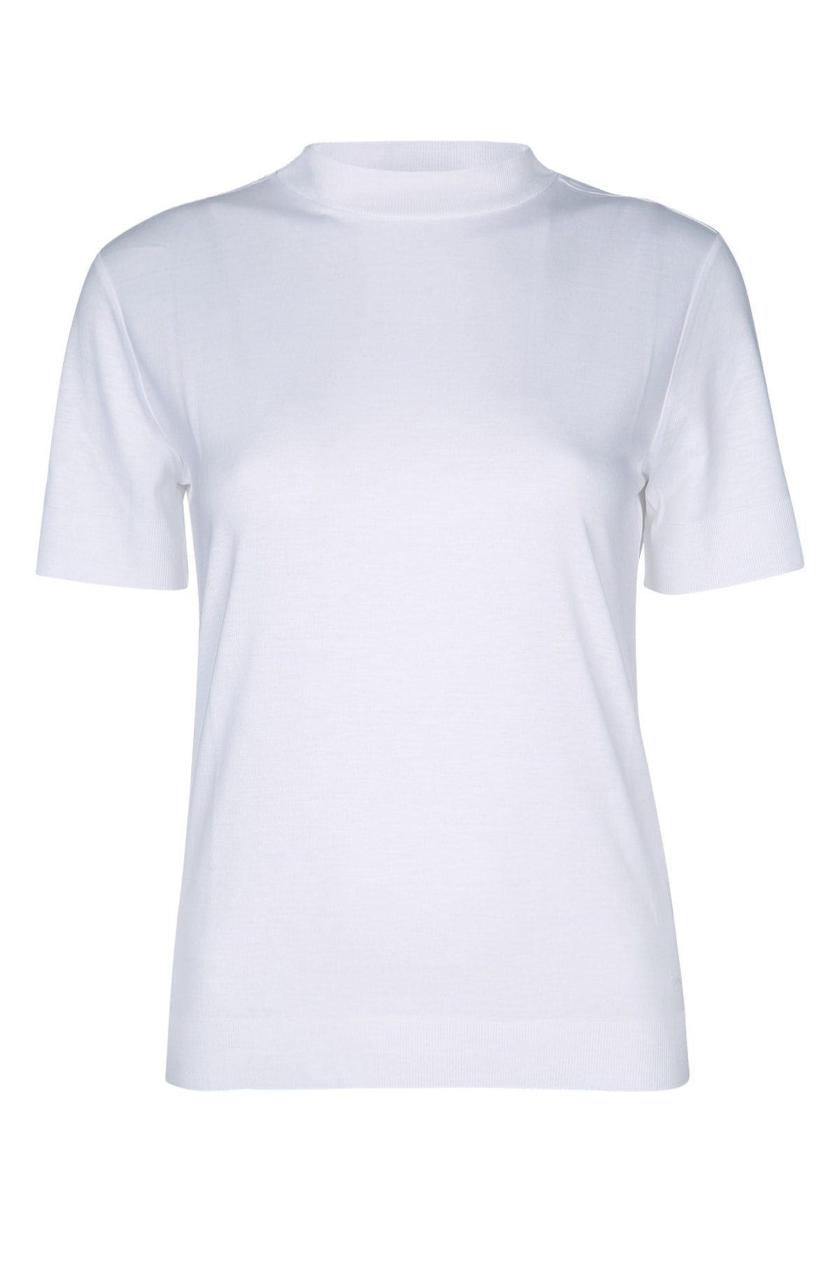 Calvin Klein SS洗練されたコットンモックnkティー - Image 2