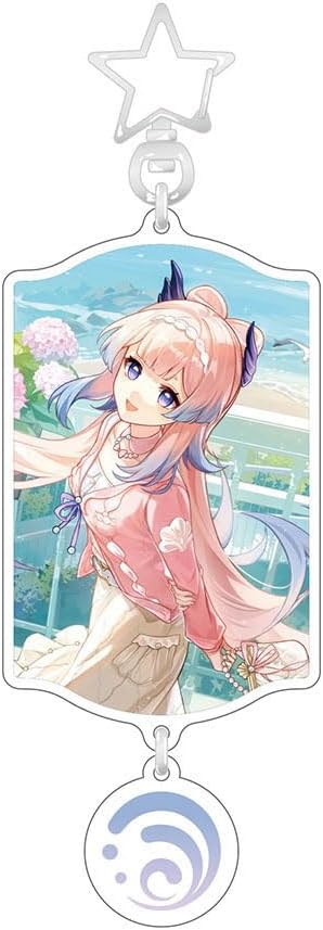 Coral Palace Heart Sea Goods, Set of 4, Haragami "Yuyu Kankai" Collaboration Acrylic Stand Key Chain Can Badge Transparent Card Lucky Bag Set Acrylic Figurine Cheer Box Anime Moe Goods Bag Pendant