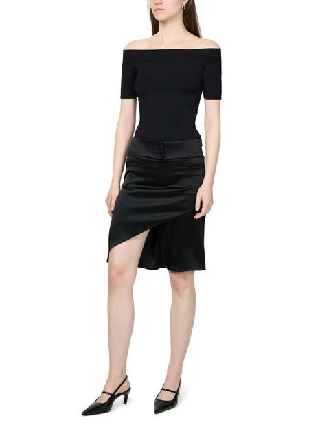 COURREGES Inifinity satin midi skirt - Image 2