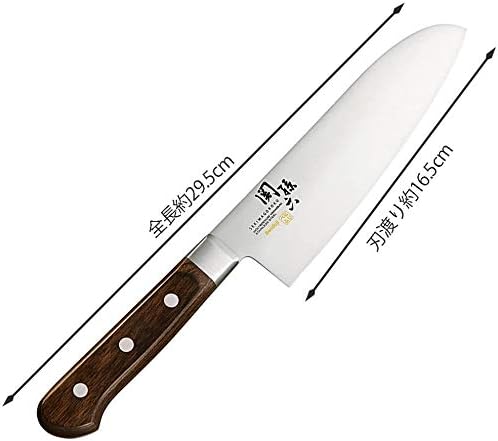 Kai Corporation AB5437 Santoku Knife, Benifuji 6.5 inches (165 mm), Made in Japan