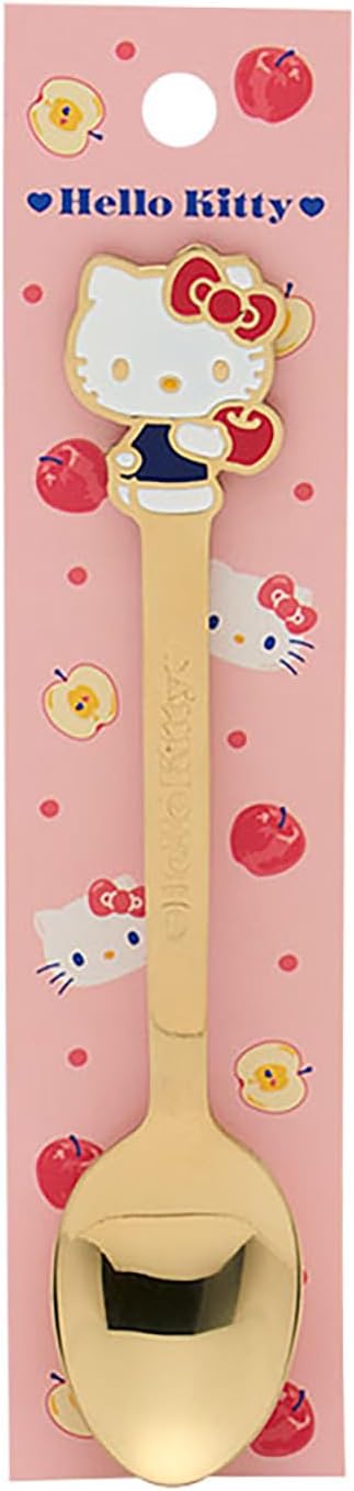 Sanrio 313637 Hello Kitty Stainless Steel Spoon, Stainless Steel Tableware, Cutlery