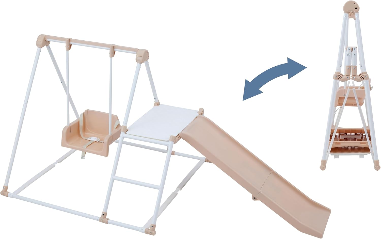 Nonaka Seisakusho (NONAKA WORLD) Folding Long Slope Kids Park, F, Natural