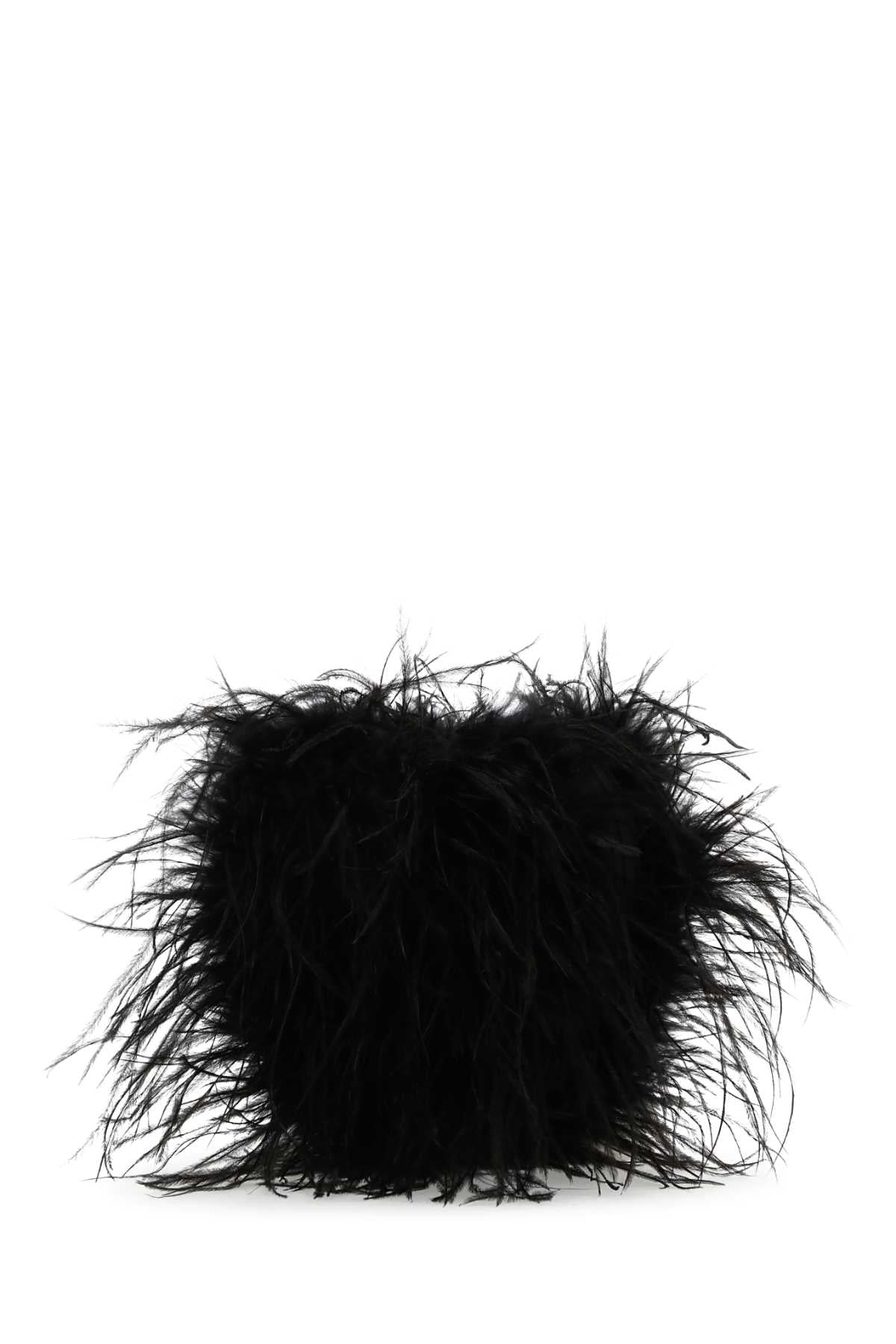 Alexander Wang アレクサンダー・ワン・ブラック・フェザークラッチ - Image 2