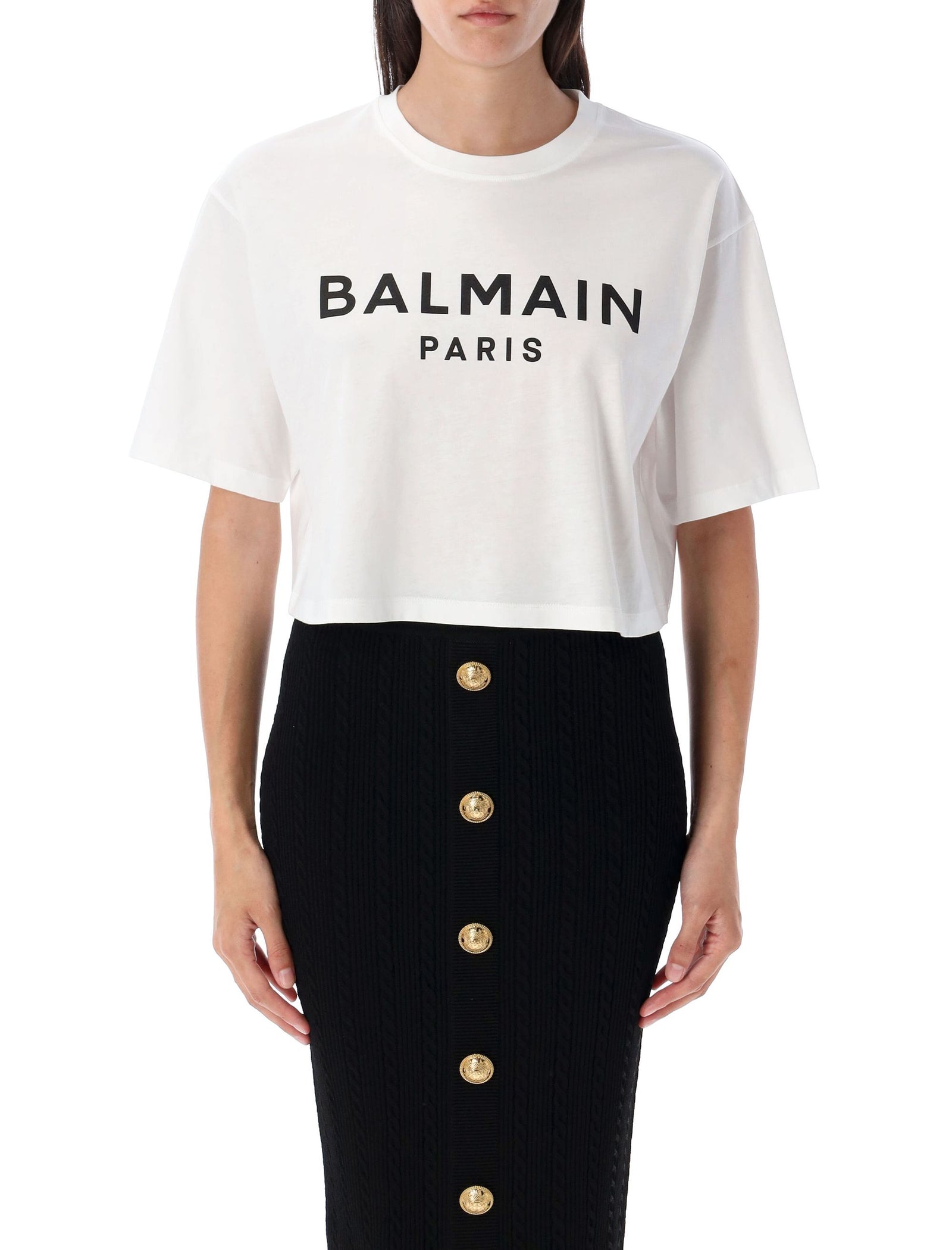 Balmain バルマンTシャツとポロスホワイト - Image 2
