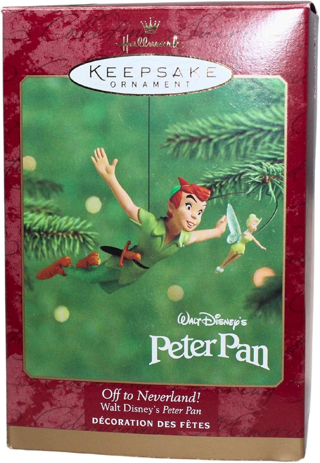 Hallmark Adorno de recuerdo a Neverland! "Disney's Peter Pan" (2000) QXD4004
