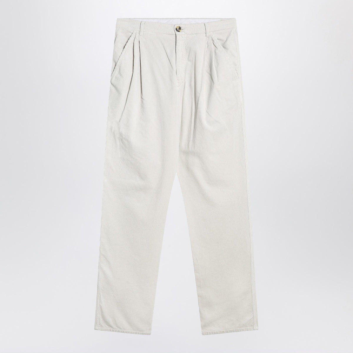 Brunello Brunello Cucinelli White Corduroy Pants - Image 2