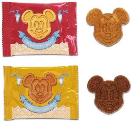 Mickey Mouse Waffle Cookies, Sweets, Disney Goods, Souvenirs, Tokyo Disney Resort Limited