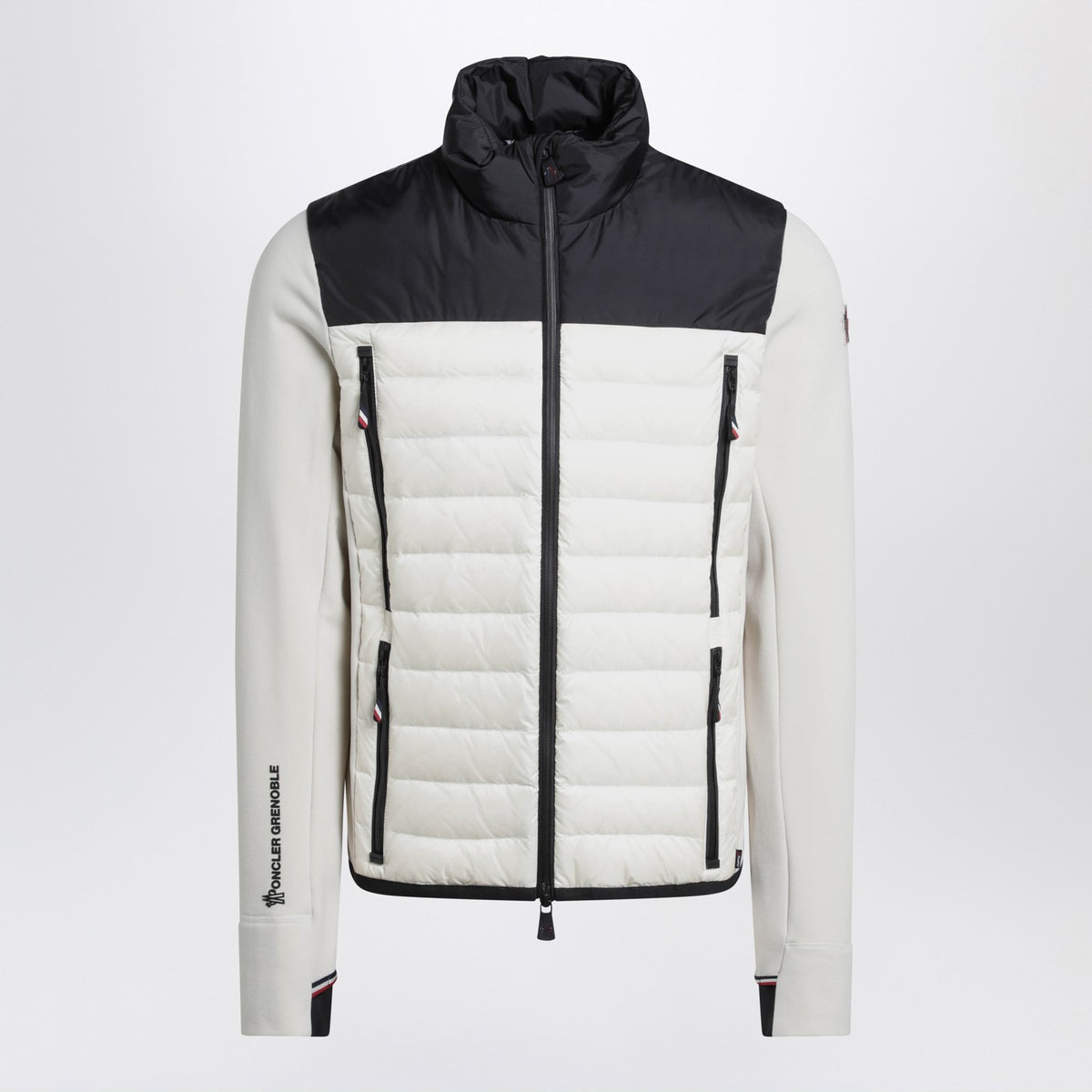 Moncler モンクレール グルノーブル ポーラテック パッド入りスウェットシャツ ベージュ/ブラック - Image 2