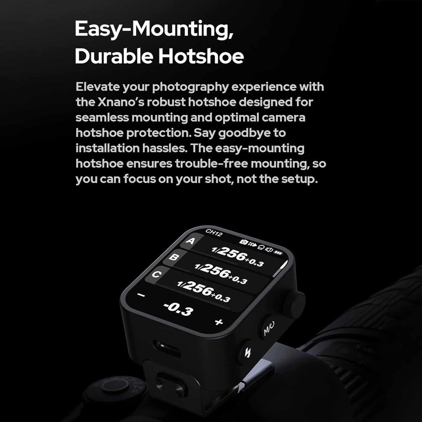 GODOX X3-N Wireless Flash Trigger Transmitter 2.4G High Speed Sync 1/8000s OLED Touch Screen TCM Conversion for Nikon Nikon SLR Cameras (x3n)