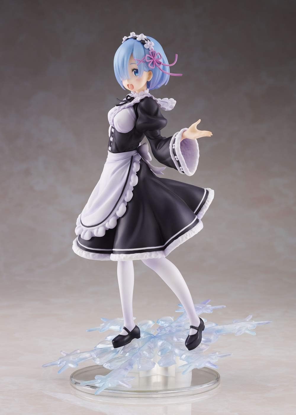 Taito Re：Zero Winter Maid Rem カラフルなアニメPVC人形 アーティストマスターピース 高さ20.32センチ