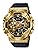 Casio GM-110 Classic Color Wristwatch, black/gold, Shock Resistant
